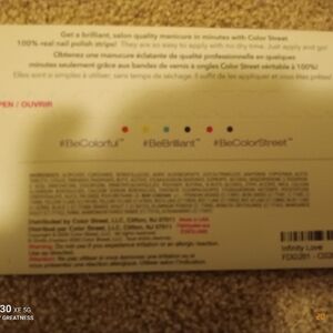 Infinity love Color Street set. New. Gorgeous set! Retired and hard to find